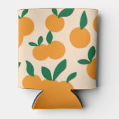 Modern Stylish Citrus Fruit Oranges Pattern Dosenkühler (Vorderseite)