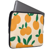 Modern Stylish Citrus Fruit Oranges Pattern Laptopschutzhülle (Vorne Rechts)