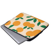 Modern Stylish Citrus Fruit Oranges Pattern Laptopschutzhülle (Vorne Knopf)