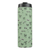 MODERN STYLISH CUSTOMIZED YOUR OWN BOW GREEN THERMOSBECHER (Vorderseite)