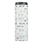 MODERN STYLISH CUSTOMIZED YOUR OWN BOW WHITE THERMOSBECHER (Rückseite)