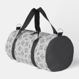 Modern Stylish Grey Kaleidoscopic Sports Bag Duffle Bag