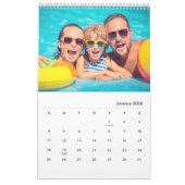 Modern Stylish Photo Family 2026 Calendar Kalender (Jan 2026)