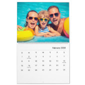Modern Stylish Photo Family 2026 Calendar Kalender (Feb 2026)