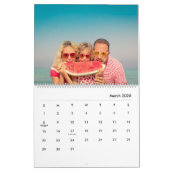 Modern Stylish Photo Family 2026 Calendar Kalender (Mär 2026)