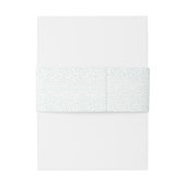 MODERN STYLISH WEDD Mini Gold Konfetti Minze Einladungsbanderole (Rückseitenbeispiel)