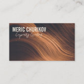 modern stylish woodworkers Business Card Visitenkarte (Vorderseite)