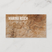 modern stylish woodworkers Business Card Visitenkarte (Vorderseite)