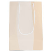 Modern Summer Birthday Party In Pink Mittlere Geschenktüte (Rückseite)