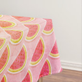 Modern Summer WATERMELON Pink MONOGRAM Tischdecke (Beispiel)