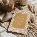 Modern Sun Moon Line Terracotta Gold 40th Birthday Einladung<br><div class="desc">Modern and aesthetic, this celestial 40th birthday invitation features a sun and moon geometric lines pattern in terracotta and gold. *age can be easily changed</div>