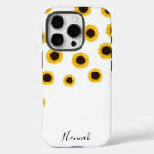 Modern Sunflower Case-Mate iPhone Hülle (Rückseite)