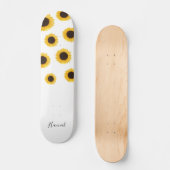 Modern Sunflower Skateboard (Vorderseite)