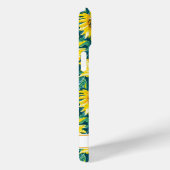 Modern Sunflowers Monogrammed Case-Mate iPhone Hülle (Rückseite / Rechts)