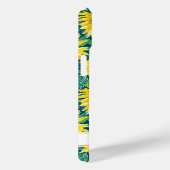 Modern Sunflowers Monogrammed Case-Mate iPhone Hülle (Rückseite / Rechts)