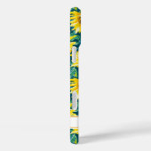 Modern Sunflowers Monogrammed Case-Mate iPhone Hülle (Rückseite / Rechts)