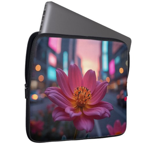 Modern Sunrise Bloom 13' Laptopschutzhülle (Vorne Rechts)