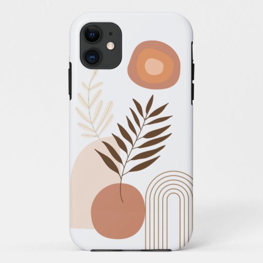 Modern Sunrise Botanical | Glückliche Vibes Case-Mate iPhone Hülle (Rückseite)