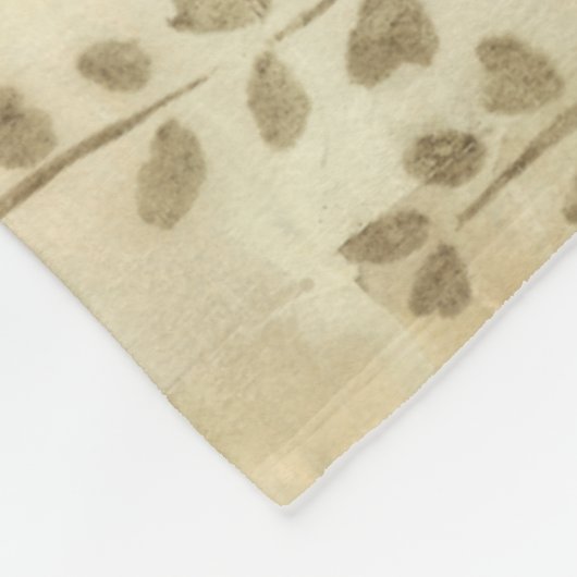 Modern Sunset Landscape Oil Painting Fleecedecke (Ecke)