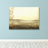 Modern Sunset Landscape Oil Painting Leinwanddruck (Insitu (Holzboden))