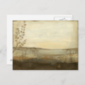 Modern Sunset Landscape Oil Painting Postkarte (Vorne/Hinten)