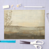 Modern Sunset Landscape Oil Painting Seidenpapier (Handwerk)