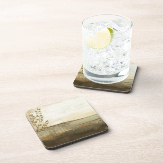 Modern Sunset Landscape Oil Painting Untersetzer (Rechte Seite)