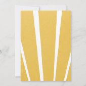 Modern Sunshine Girl & Co Einladung (Rückseite)