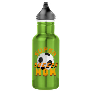 Modern Super Soccer Mama Football Sporty Mother Edelstahlflasche