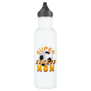 Modern Super Soccer Mama Football Sporty Mother Edelstahlflasche