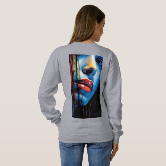 modern sweatshirt (Schwarz voll)