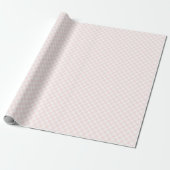 Modern + Sweet Light Pink Gingham Geschenkpapier (Ungerollt)