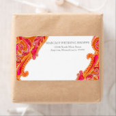 Modern Swirl Geblüht Herzstück Mandarine Orange (Insitu)