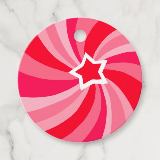 Modern Swirl HAPPY HOLIDAYS CUSTOM TO FROM Gift Geschenkanhänger (Vorderseite)