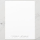 Modern T-Shirt Order Form For Small Business (Rückseite)