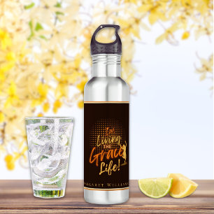 Modern Tan Weibliche Gewinnerin Grazie Leben Name Edelstahlflasche