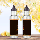 Modern Tan Weibliche Gewinnerin Grazie Leben Name  Edelstahlflasche