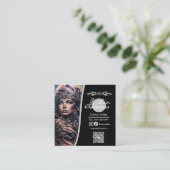 Modern tattoo Artist Business aftercare Quadratische Visitenkarte (Stehend Vorderseite)