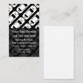 Modern Taxi Service Business Cards Visitenkarte (Vorne/Hinten)