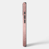 Modern Teal Gold Pink  Case-Mate iPhone Hülle (Rückseite / Links)