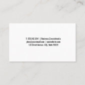 Modern Tech Globe Logo | Solar Winds Background Visitenkarte (Rückseite)