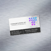 Modern Tech Logo | Communications Start Up Magnetische Visitenkarte (Beispiel)