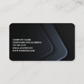 Modern-Tech-Logo | Corporate Sleek Visitenkarte (Rückseite)