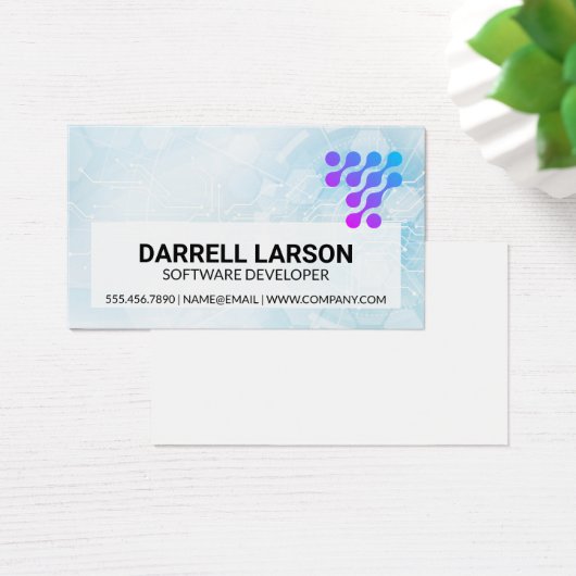 Modern-Tech-Logo | Hintergrund (Schreibtisch)