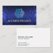 Modern-Tech-Mikrochip-Noten-Logo Visitenkarte (Vorne/Hinten)