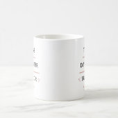 Modern Teen Daughter Survivor Personalized Kaffeetasse (Mittel)