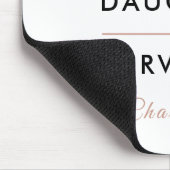 Modern Teen Daughter Survivor Personalized Mousepad (Ecke)