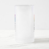 Modern Template Your Custom Logo QR Code Mattglas Bierglas (Mittel)