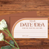 Modern Terracotta Arch Date Nacht Ideen. Datum jar Begleitkarte