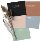 Modern Terracotta | Burnt Orange Foto Wedding All In One Einladung